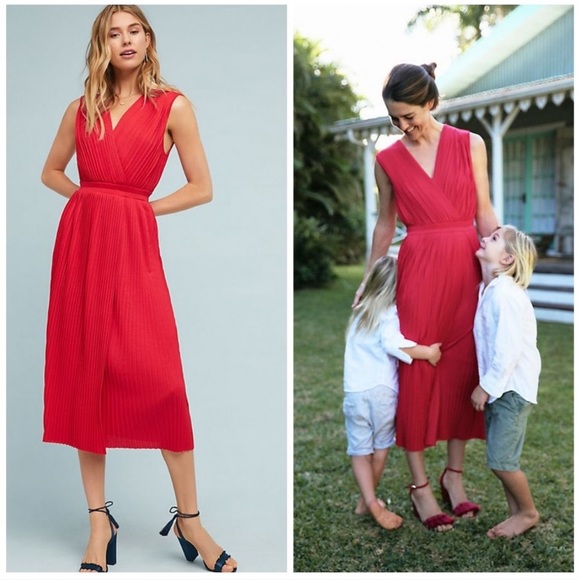 Anthropologie Dresses & Skirts - Tracy Reese for Anthropologie pleated midi dress